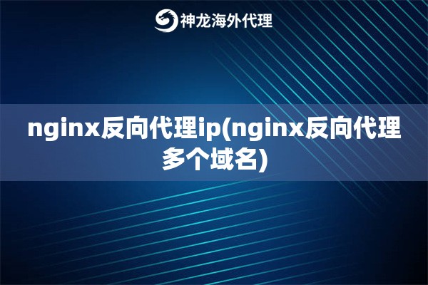 nginx反向代理ip(nginx反向代理多个域名)