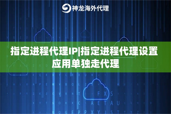 指定进程代理IP|指定进程代理设置 应用单独走代理