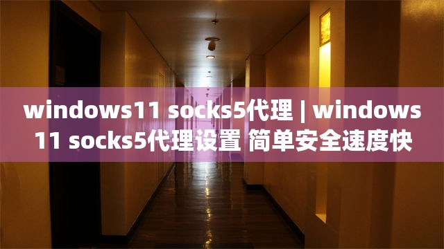 windows11 socks5代理 | windows11 socks5代理设置 简单安全速度快