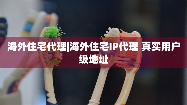 海外住宅代理|海外住宅IP代理 真实用户级地址