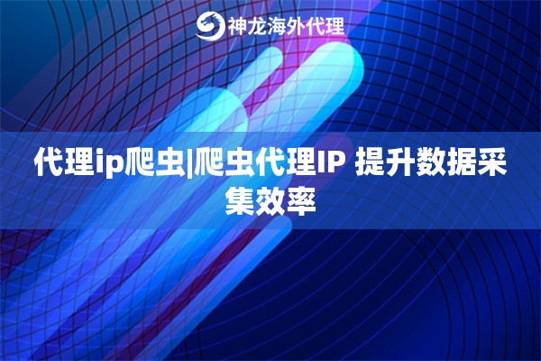 代理ip爬虫|爬虫代理IP 提升数据采集效率