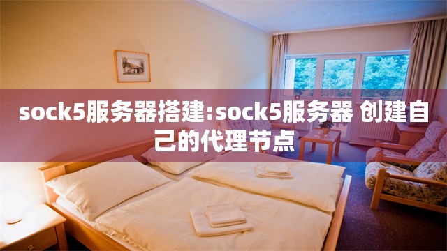sock5服务器搭建:sock5服务器 创建自己的代理节点