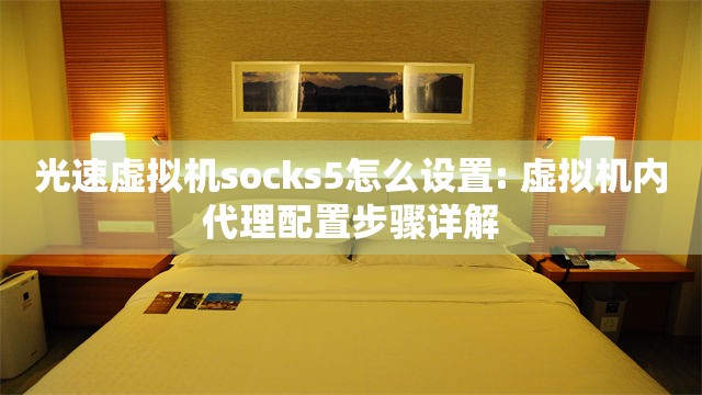光速虚拟机socks5怎么设置: 虚拟机内代理配置步骤详解