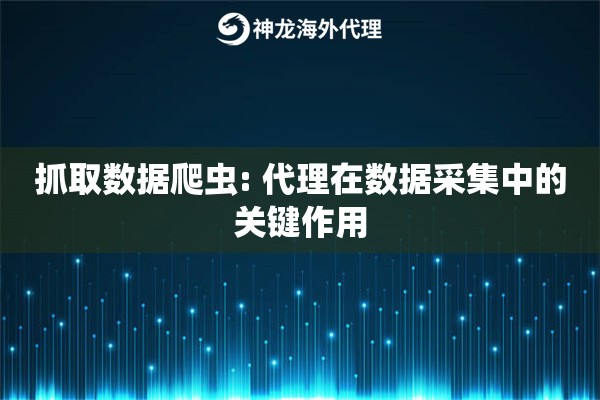 抓取数据爬虫: 代理在数据采集中的关键作用