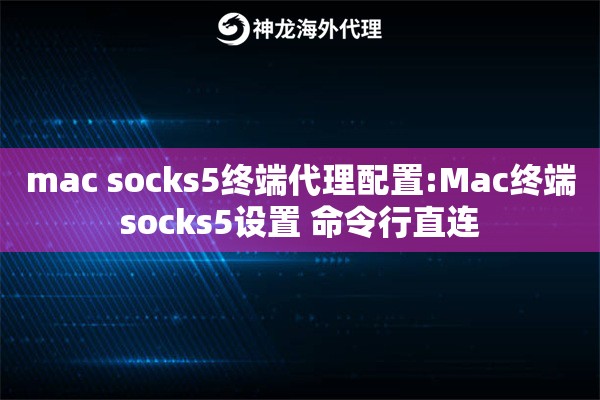 mac socks5终端代理配置:Mac终端socks5设置 命令行直连