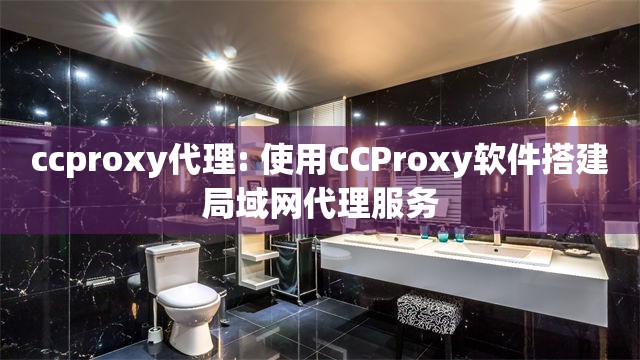 ccproxy代理: 使用CCProxy软件搭建局域网代理服务