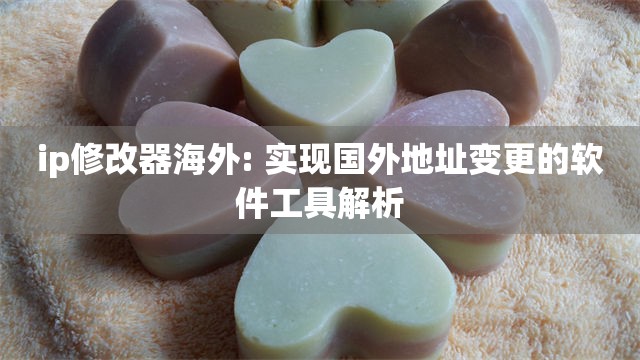 ip修改器海外: 实现国外地址变更的软件工具解析