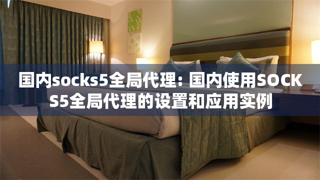 国内socks5全局代理: 国内使用SOCKS5全局代理的设置和应用实例