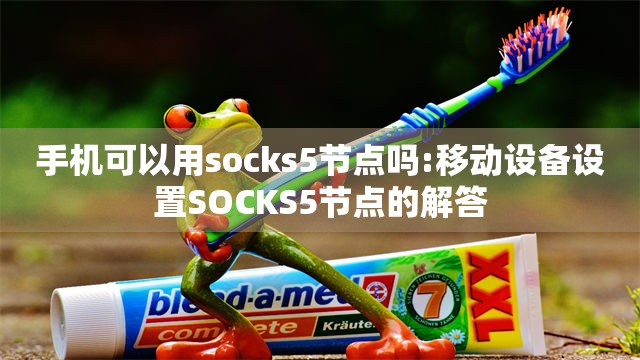手机可以用socks5节点吗:移动设备设置SOCKS5节点的解答