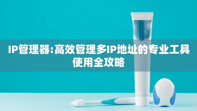 IP管理器:高效管理多IP地址的专业工具使用全攻略
