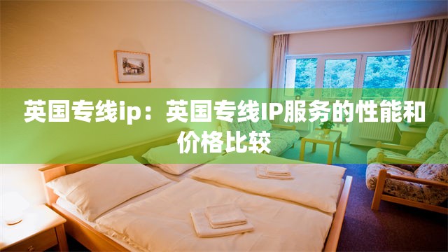 英国专线ip：英国专线IP服务的性能和价格比较